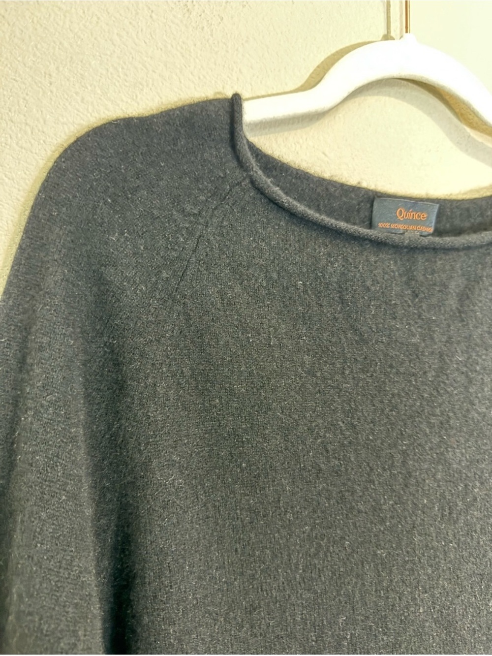 Quince Black Boatneck Sweater - Picture 5 of 8
